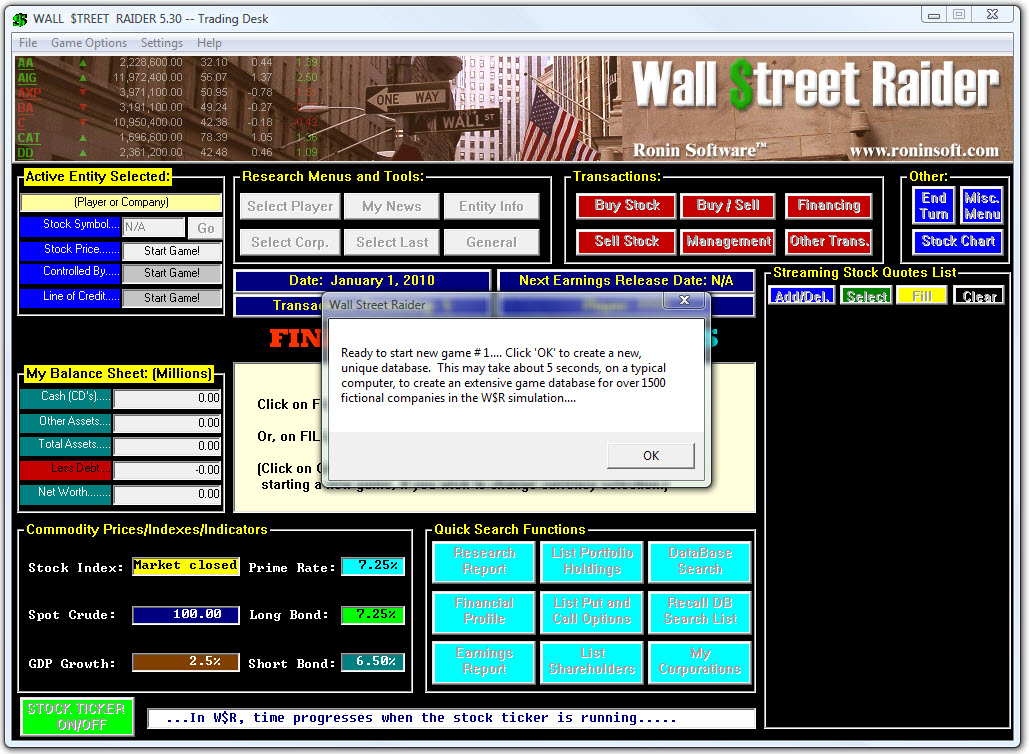 Wall Street Raider Full Version